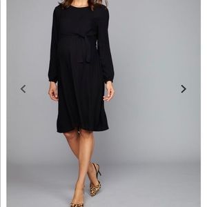 Isabella Oliver Black Dress with tie waist